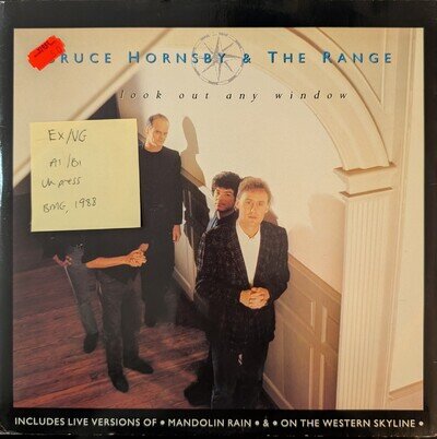 Bruce Hornsby And The Range Look Out Any Window Vinyl Record EX/VG PT49534 1988