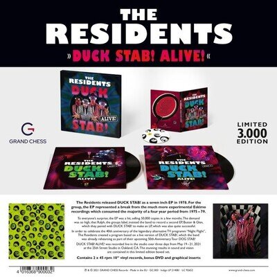 The Residents - Duck Stab! Alive! (2-10" LPs + DVD) (Ltd 3,000 copies)