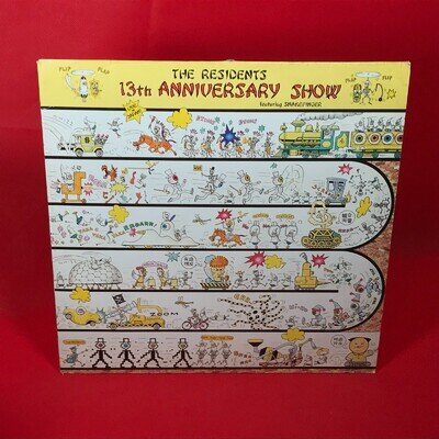 THE RESIDENTS 13th Anniversary Show 1986 Dutch Live In Japan Vinyl LP original
