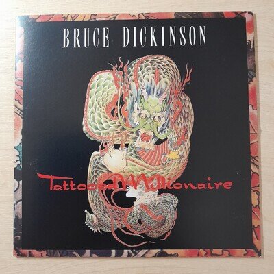 BRUCE DICKINSON - TATTOOED MILLIONAIRE 1990 HARD ROCK EX VINYL 7"S [IRON MAIDEN]