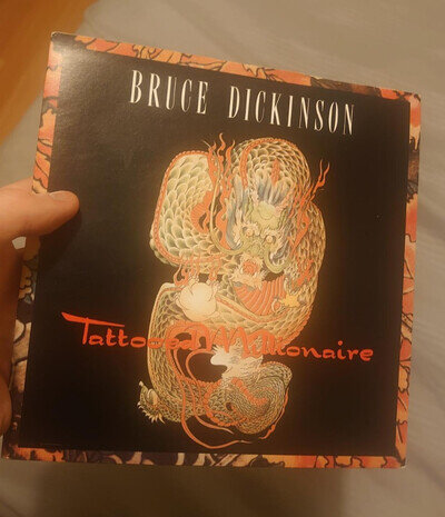 Bruce Dickinson - Tattooed Millionaire - 7" RECORD SINGLE - see photos
