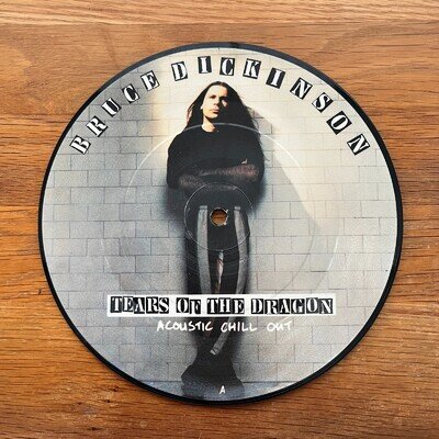 Bruce Dickinson: Tears of the Dragon Limited Edition 7" Picture Disc - 1994 EX