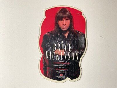 BRUCE DICKINSON Tattooed Millionaire 1990 UK shaped vinyl 7" Picture Disc single