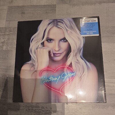 Britney Spears Britney Jean 12" Blue Vinyl New sealed