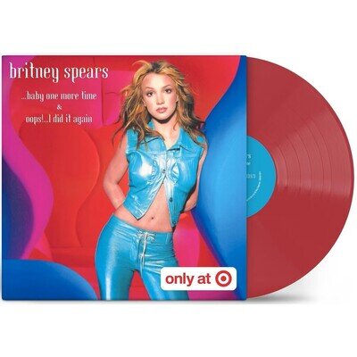 BRITNEY SPEARS BABY ONE MORE TIME BURGUNDY TINY VINYL 4” TARGET EXCLUSIVE SEALED