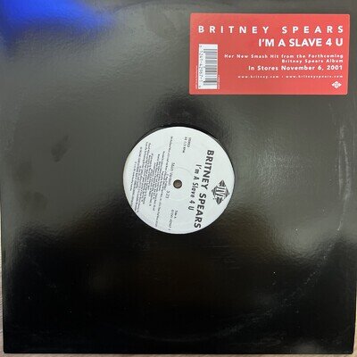 Britney Spears - I'm A Slave 4 U 12" Vinyl LP 2001 VG++ Condition