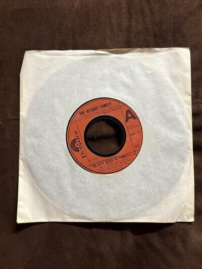 MINT The Ritchie Family -The Best Disco In Town (Part 1&2) 7" Single Record 1976