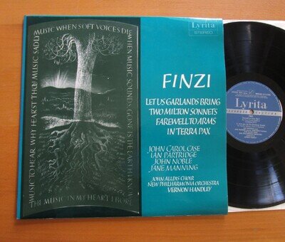 SRCS 93 Finzi Let Us Garlands Bring etc Vernon Handley EXCELLENT Lyrita + insert