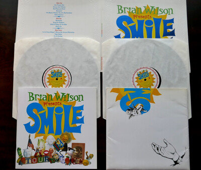 BRIAN WILSON PRESENTS ' SMILE ' DOUBLE LP & BOOKLET - 2004 - SUPERB !
