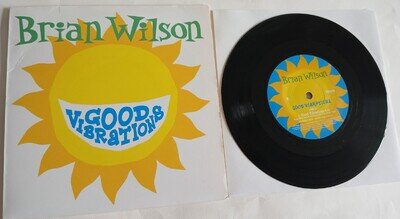 BRIAN WILSON - GOOD VIBRATIONS + 2 LIVE - YELLOW VINYL (BEACH BOYS)