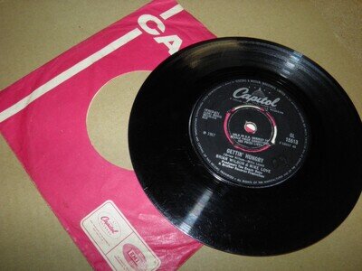BRIAN WILSON & MIKE LOVE- GETTIN' HUNGRY VINYL 7" 45RPM CO