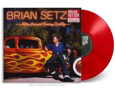 Brian Setzer Nitro Burnin Funny Daddy Red Vinyl LP 2021 Reissue 180g Rockabilly