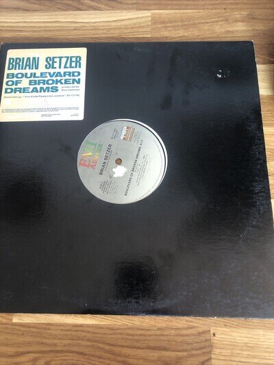 Brian Setzer Boulevard Of Broken Dreams 12” Vinyl Promo