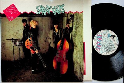 THE STRAY CATS- Self Titled 1981 LP (UK Vinyl EX) A1 B1 Rockabilly Brian Setzer