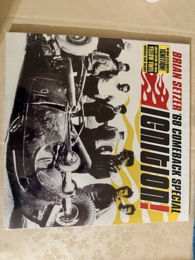Brian Setzer '68 Comeback Special - Ignition LP 2001 US ORG Yellow Vinyl Sealed