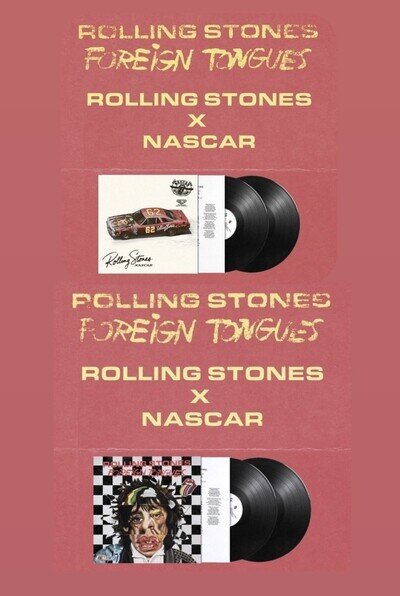 The Rolling Stones Foreign Tongues NASCAR 2026 Vinyl BUNDLE