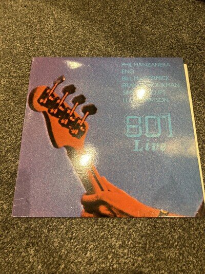 Phil Manzanera 801 Live 1976 Brian Eno Prog Rock, VG+ Condition, Polydor