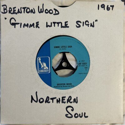 Brenton Wood - Gimme Little Sign LBF15021 EX Vinyl NORTHERN SOUL 1967 Vinyl