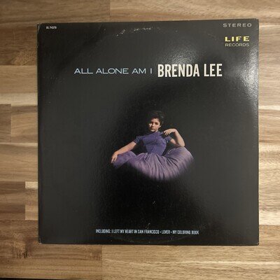 Brenda Lee All Alone Am I Vinyl LP Life Records