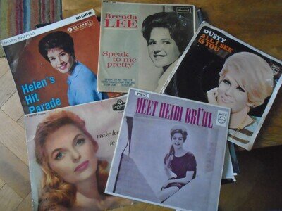 FAB LADYS! :EP'S! Collection HEIDI BRUHL DUSTY JULIE LONDON BRENDA LEE H.SHAPIRO