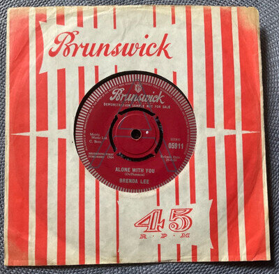 BRENDA LEE - ALONE WITH YOU rare UK 1964 / SOUL / JACKIE DE SHANNON / EX+ !!!