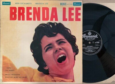 BRENDA LEE MISS DYNAMITE UK 1960 BRUNSWICK LAT 8347 A DECENT ORIGINAL COPY