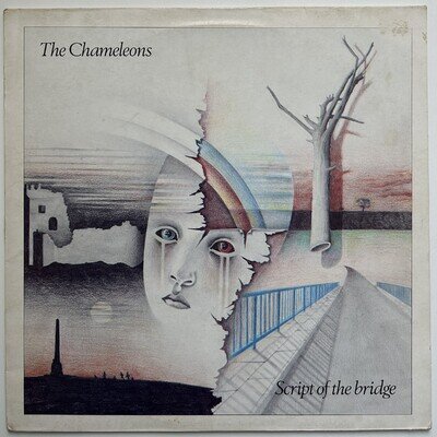 The Chameleons : Script Of The Bridge 1985 UK 12" vinyl LP VG+/VG+ A1/B1 press