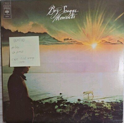 Boz Scaggs Moments Vinyl Record VG+/VG CBS64248 1971