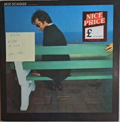Boz Scaggs Silk Degrees Vinyl Record EX/VG CBS 32036 1976