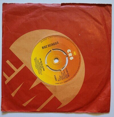 BOZ SCAGGS (1976) Lido Shuffle / We're All Alone