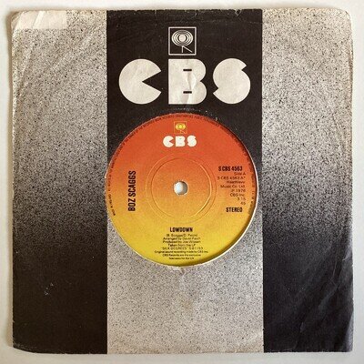 BOZ SCAGGS lowdown, jump Street 7” 45 SINGLE VINYL 1976 Soul funk (4