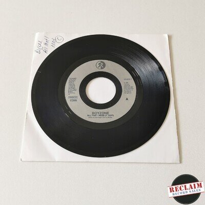 boyzone - all that i need 7" vinyl record VG