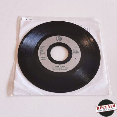 boyzone - all that i need 7" vinyl record VG
