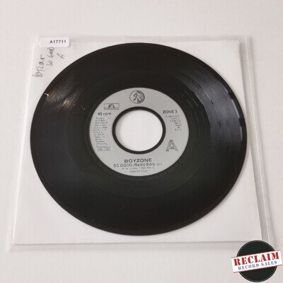 boyzone - so good 7" jukebox vinyl record VG