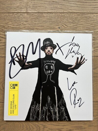 Boy George & Culture Club Signed Life Album LP