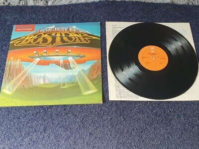 BOSTON. DON'T LOOK BACK LP. ORG 1978 EPIC . GATEFOLD. + INNER. VG.