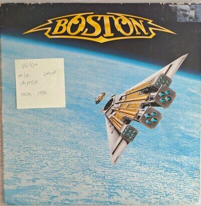 Boston Third Stage Vinyl Record VG/G+ MCG 6017 1986