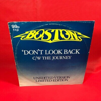 BOSTON Don't Look Back 1978 UK 12" vinyl single full length original extended