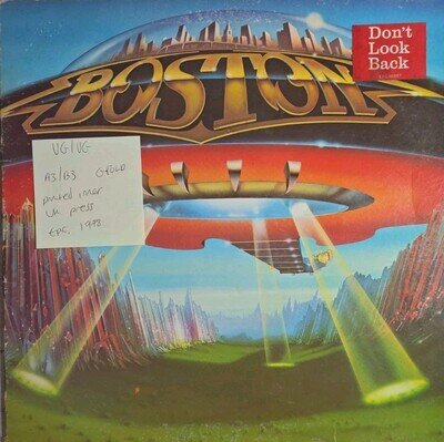 Boston Don't Look Back Vinyl Record VG/VG EPC 86057 1978