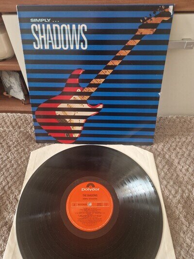 The Shadows Simply... Shadows 12" Black Vinyl LP Polydor 1989 SHAD 1