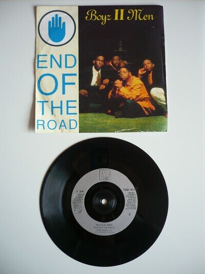 Boyz II Men End Of The Road 7" Vinyl 1992 Motown 1st Press Single *READ B-SIDE*