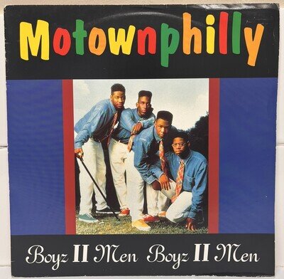 Boyz II Men Motownphilly 12” Vinyl Record 1991 |LP