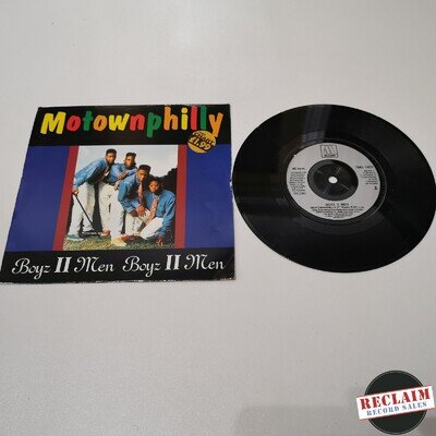 boyz ii men - motownphilly 7" vinyl record VG