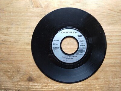 Jon Bon Jovi Queen of New Orleans VG+ 7" Jukebox Single Vinyl Record JBJJB4 (2)