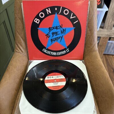 Bon Jovi - Born To Be My Baby/ Wanted dead Collectors Edition 12" Vinyl Gatefold