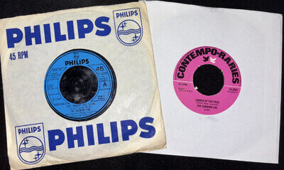 Job Lot 2 x The Shangri Las. Past present and future / Leader Of The Pack 7"