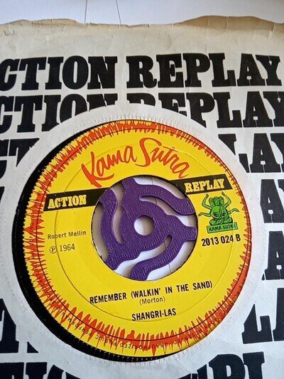 THE SHANGRI LAS ''LEADER OF THE PACK'' / "REMEMBER WALKING IN THE SAND 7" RECORD