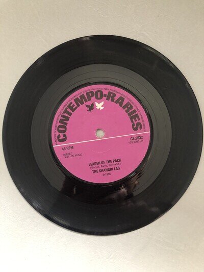 The Shangri Las Leader Of The Pack 7”vinyl Single 1965 45 Rpm