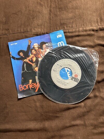 MINT RARE Boney M - Ma Baker / A Woman Can Change A Man (5017888 7” Vinyl) 1977