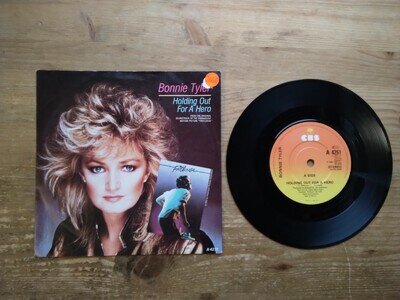 Bonnie Tyler Holding Out For A Hero EX 7" Single Vinyl Record A4251 Footloose
